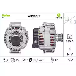 VALEO Alternatör Şarj Dinamosu 220A 439597