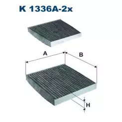 FILTRON Polen Filtre Karbonlu K1336A-2x