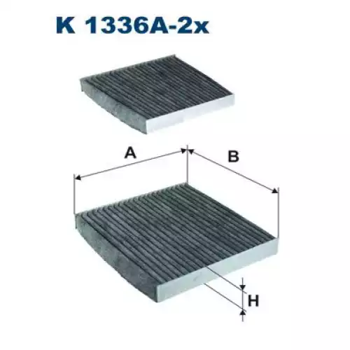 FILTRON Polen Filtre Karbonlu K1336A-2x