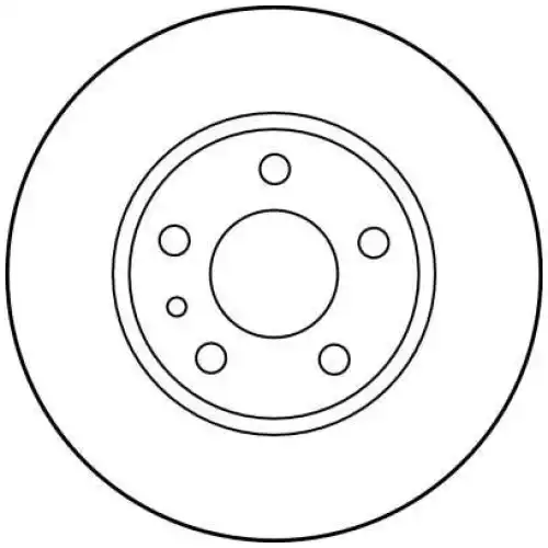 TRW Arka Fren Diski Düz DF1739