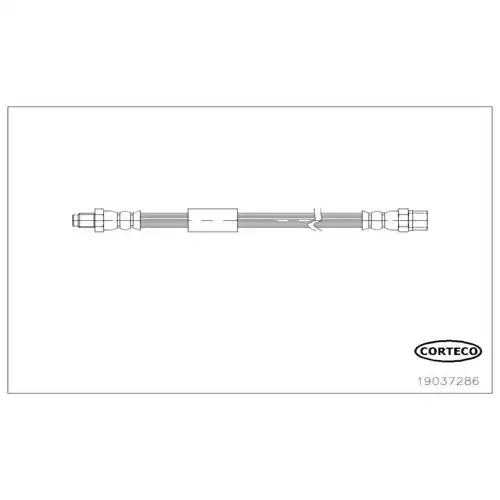 CORTECO Fren Hortumu Arka 350Mm 19037286