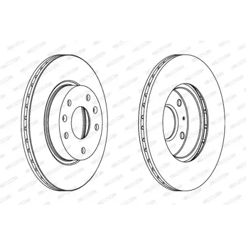 FERODO Ön Fren Diski Havalı 277Mm DDF1151