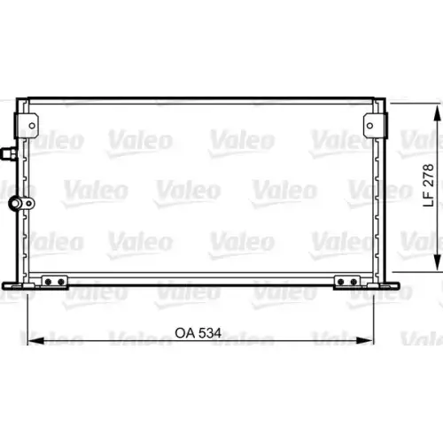 VALEO Klima Radyatörü Kondenser 814308