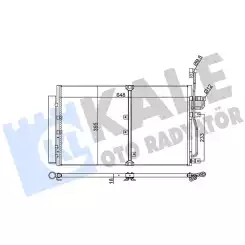 KALE Klima Radyatörü Kondanser 391000