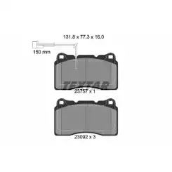 TEXTAR Ön Fren Balatası 2375701