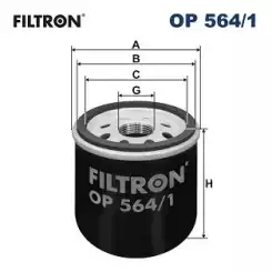 FILTRON Yağ Filtre OP564/1