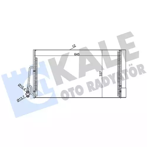 KALE Klima Radyatörü Kondanser 384900