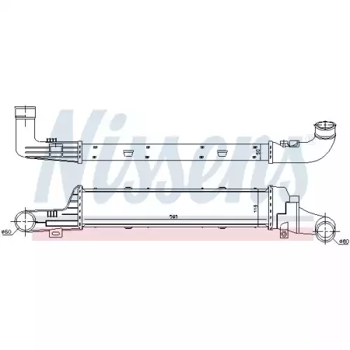 NISSENS Turbo İntercool Radyatörü 96861