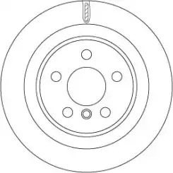 TRW Arka Fren Diski DF6755