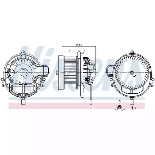 NISSENS Kalorifer Fan Motoru 87431