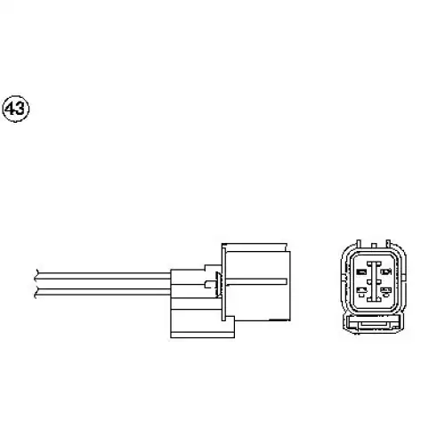 NGK Lambda Oksijen Sensörü 635mm OZA659-EE74 NGK-1591