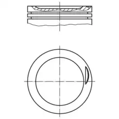 MAHLE Motor Pistonu 82.50mm Takım 4 Adet 0308300