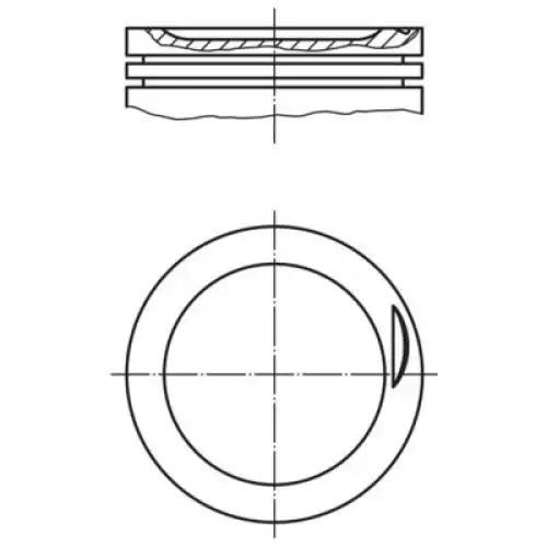 MAHLE Motor Pistonu 82.50mm Takım 4 Adet 0308300