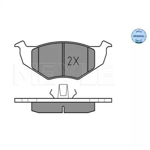 MEYLE Ön Fren Balatası Fişsiz İnce 025 218 6615