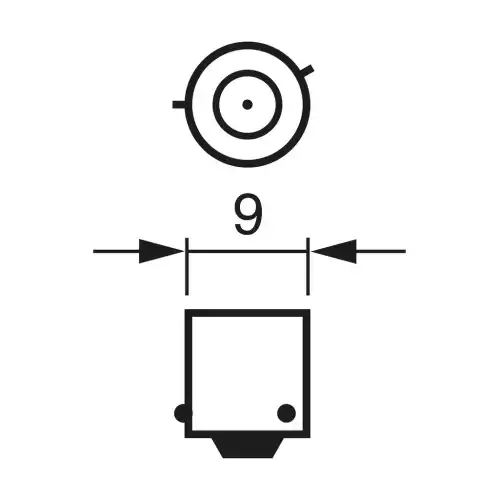 BOSCH Ampül Eco 12 V H6W 6 W 1987302809