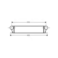 AVA Turbo İntercooler Radyatörü BW4253