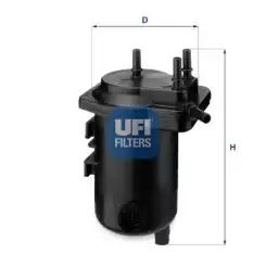 UFI Mazot Filtre 24.013.00