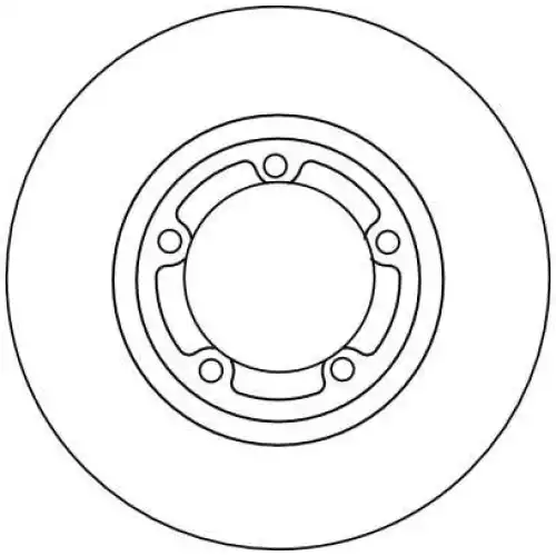 TRW Ön Fren Diski Havalı 254.5mm DF4102