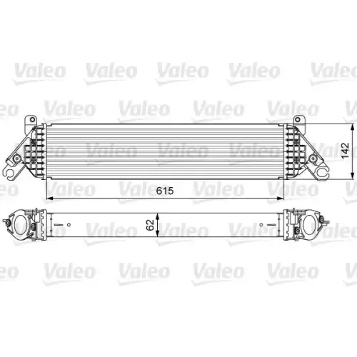 VALEO Turbo İntercool radyatörü 818630