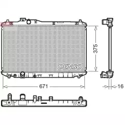 DENSO Su Radyatörü DRM40037