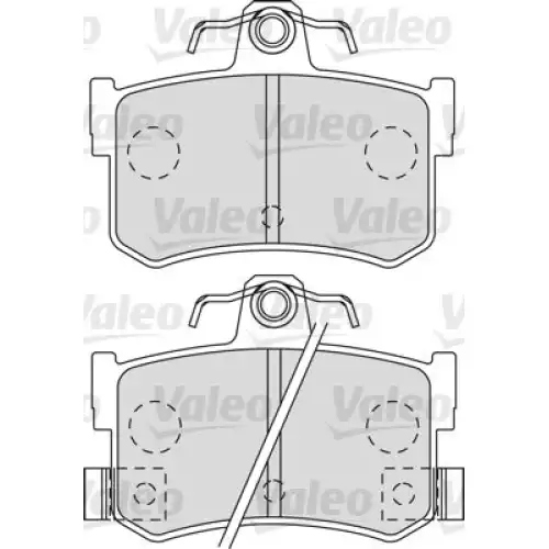 VALEO Arka Fren Balatası Tk 670903-598903