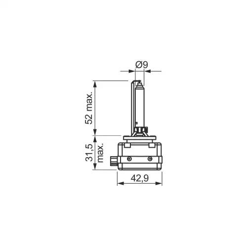 BOSCH Ampül Xenon Eco D1S 35 W Pk32D2 1987302850