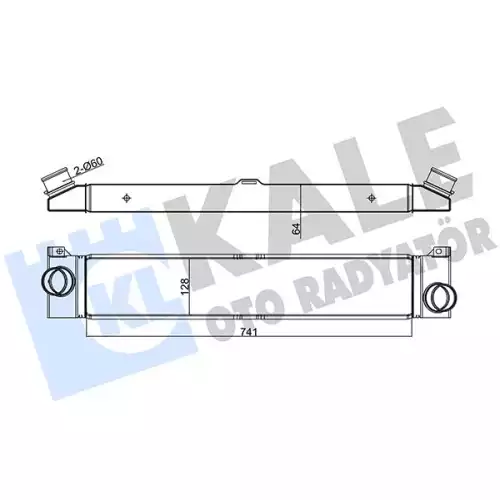 KALE Turbo Radyatörü İntercooler 343210