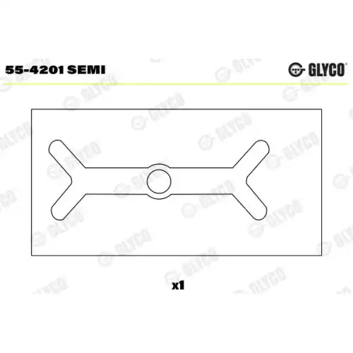 GLYCO Piston Kol Burcu Std 55-4201 SEMI