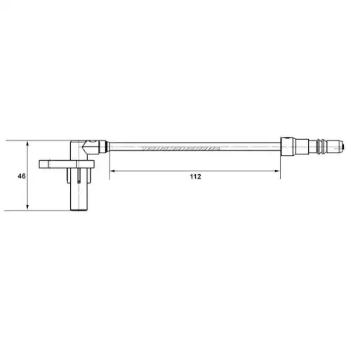 BOSCH Abs Hız Sensörü Ön 0265007439