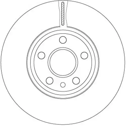 TRW Ön Fren Diski Havalı 300mm Takım DF4850S