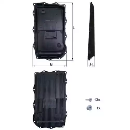 MAHLE Şanzıman Yağ Karteri HX184KIT