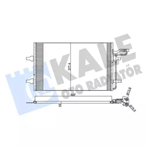 KALE Klima Radyatörü Kondanser 345590