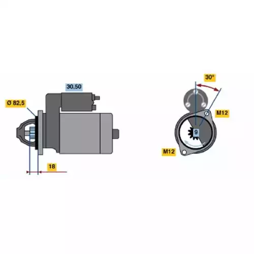 BOSCH Marş Motoru 0001110138