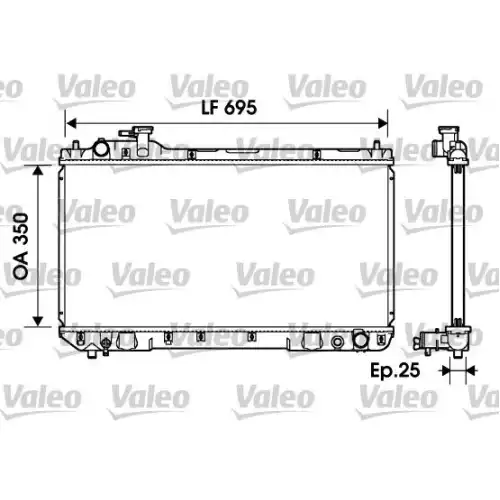 VALEO Motor Su Radyatörü 734216