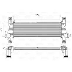 VALEO Turbo İntercool radyatörü 818352