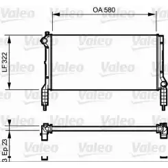 VALEO Motor Su Radyatörü 735172