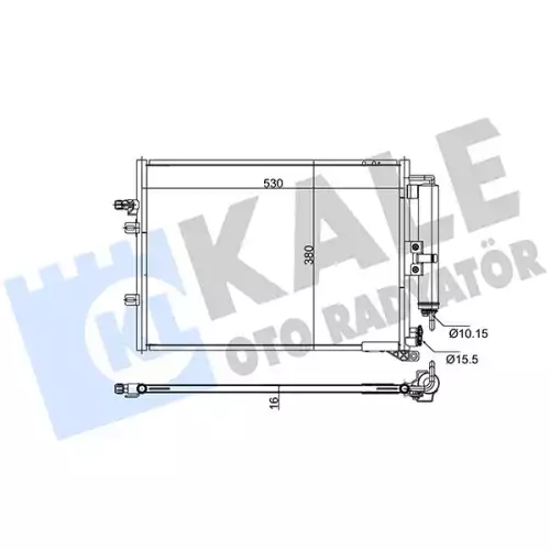 KALE Klima Radyatörü Kondanser 342585
