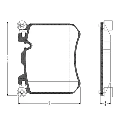 BOSCH Ön Fren Balatası 0986TB3099