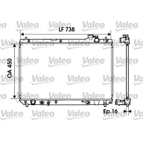 VALEO Motor Su Radyatörü 734194