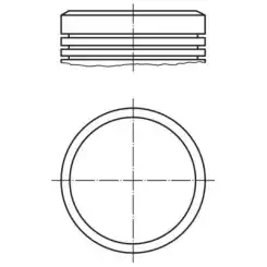 MAHLE Motor Piston Segman Std 018 yük 75.00mm 0400200