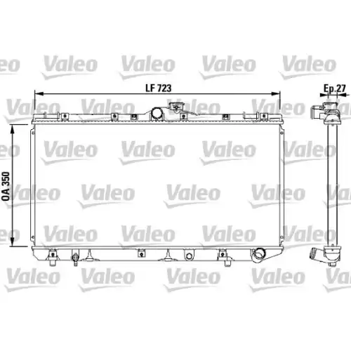 VALEO Motor Su Radyatörü 731568