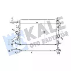 KALE Motor Su Radyatörü 349200