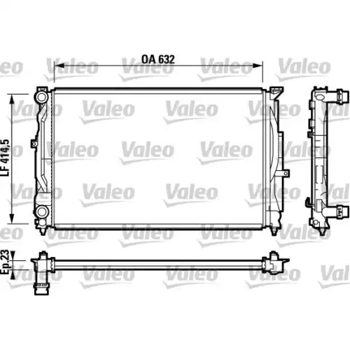 VALEO Motor Su Radyatörü 732811