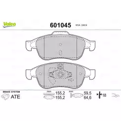 VALEO Ön Fren Balatası Tk 601045