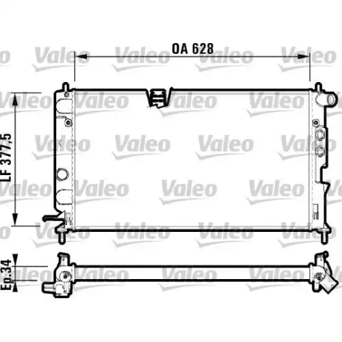 VALEO Motor Su Radyatörü 732347