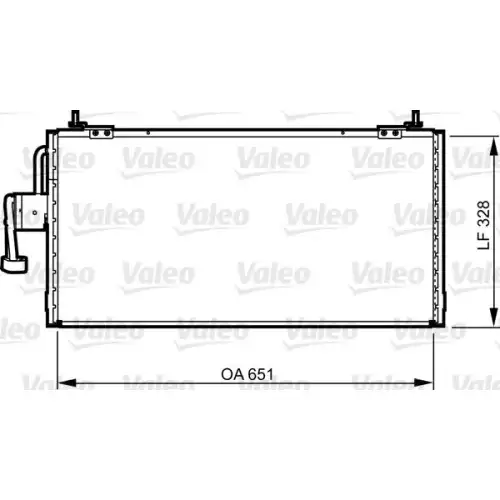 VALEO Klima Radyatörü Kondenser 814260