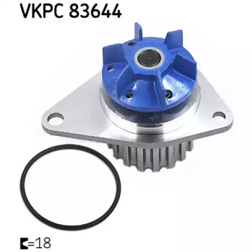 SKF Devirdiam Su Pompası VKPC83644