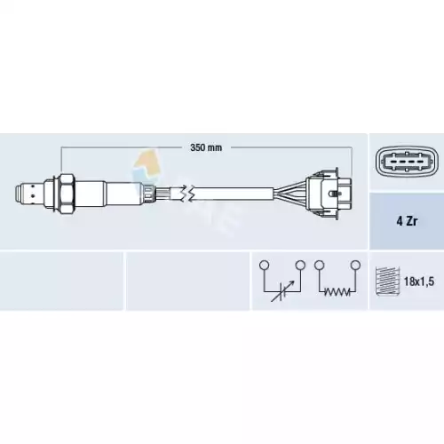 FAE Oksijen Sensörü Arka FAE 77155
