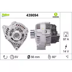 VALEO Alternatör Komple 439094