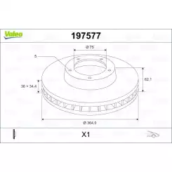 VALEO Ön Fren Diski Takım 197577